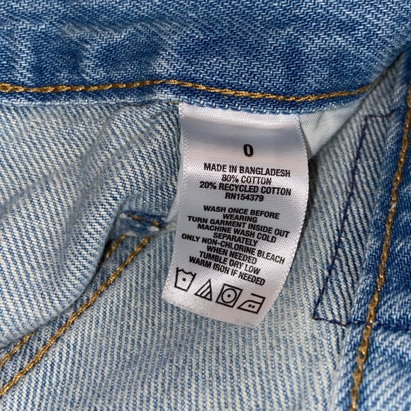 Aéropostale Distressed Shorts Button Fly 0 - Picture 8 of 8